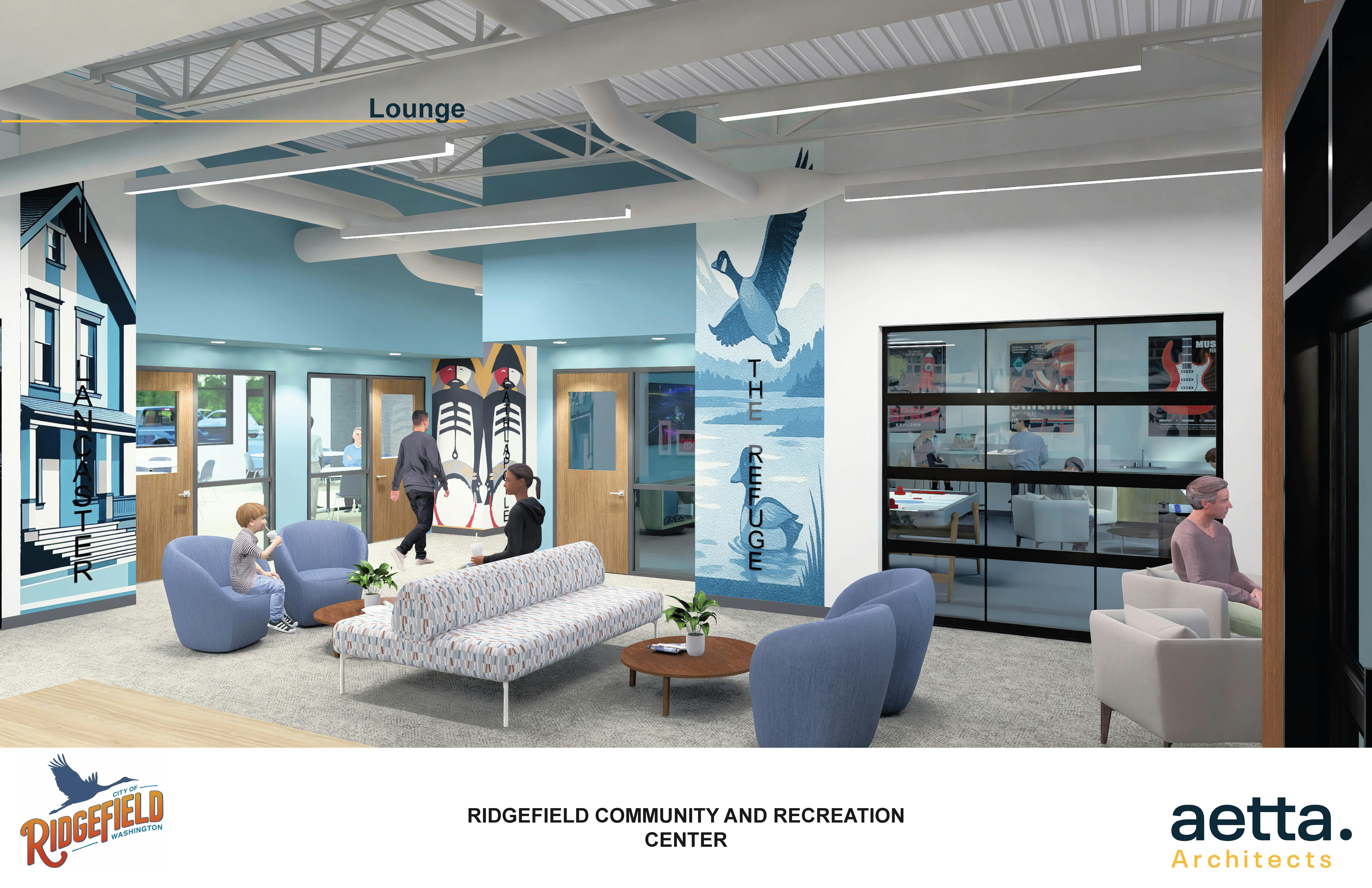 Lounge Design Rendering