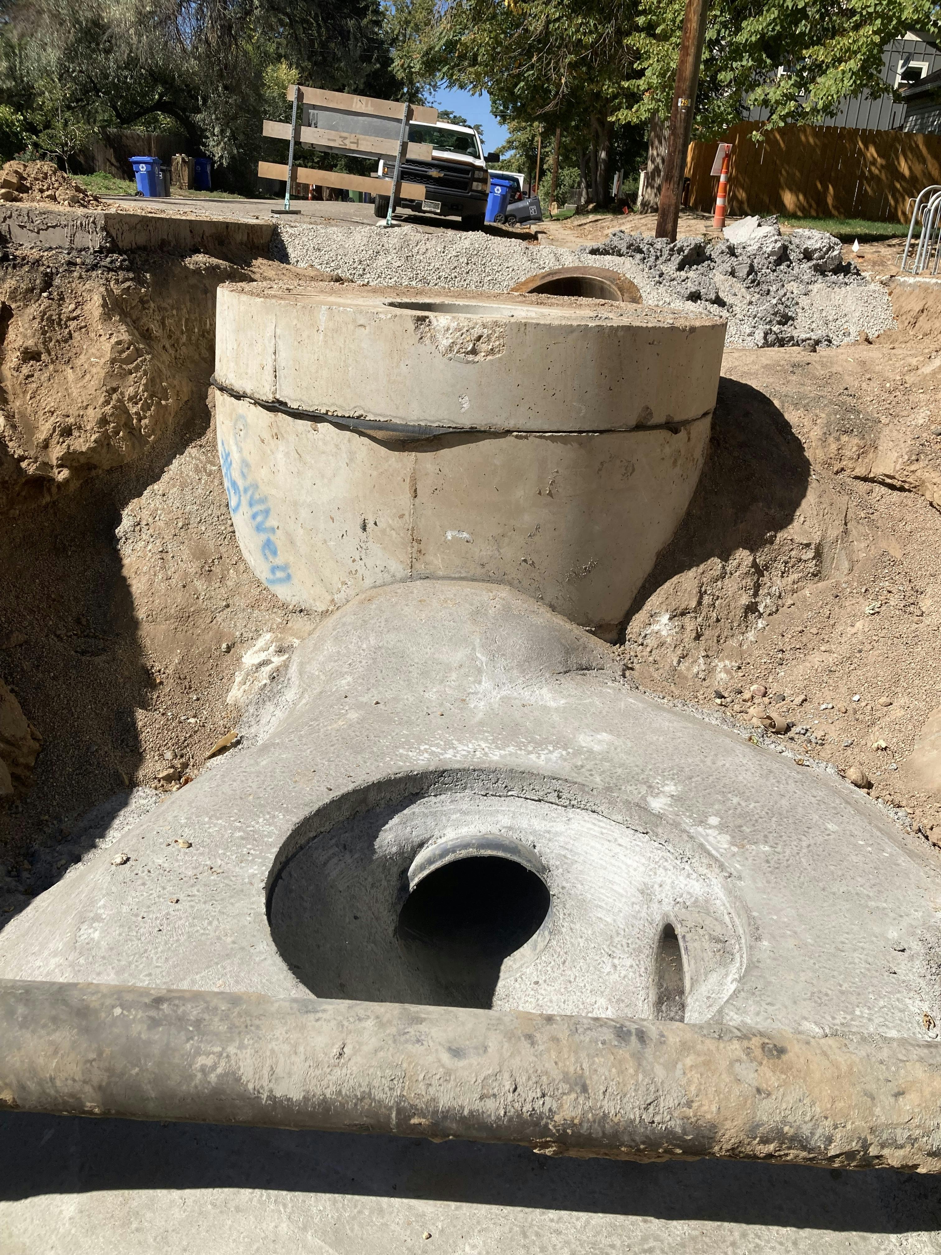 September 2022 - Manhole installed