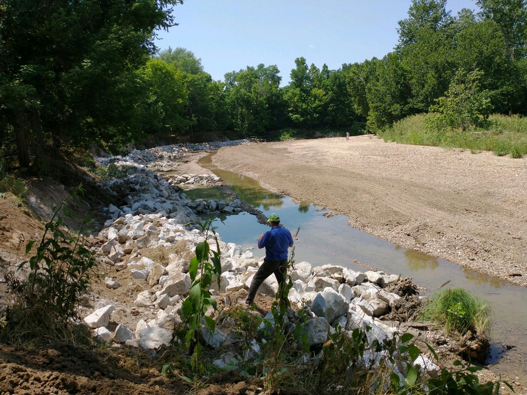 Hinkson Creek Bank Stabilization project - 7-22-22.jpg