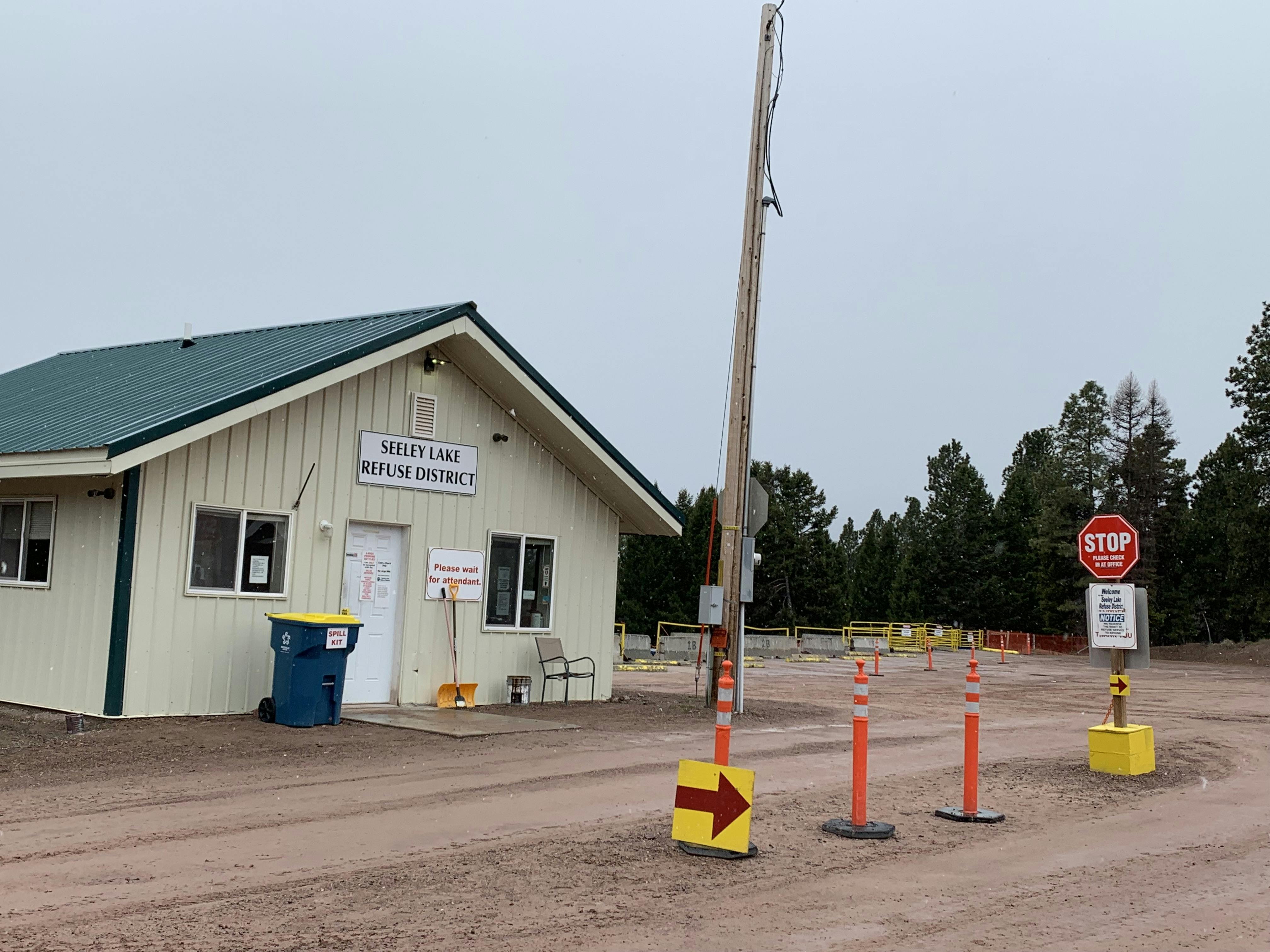 Seeley Site Access Area and Office Building