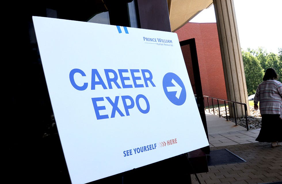 Sign at the Spring 2026 Career Expo