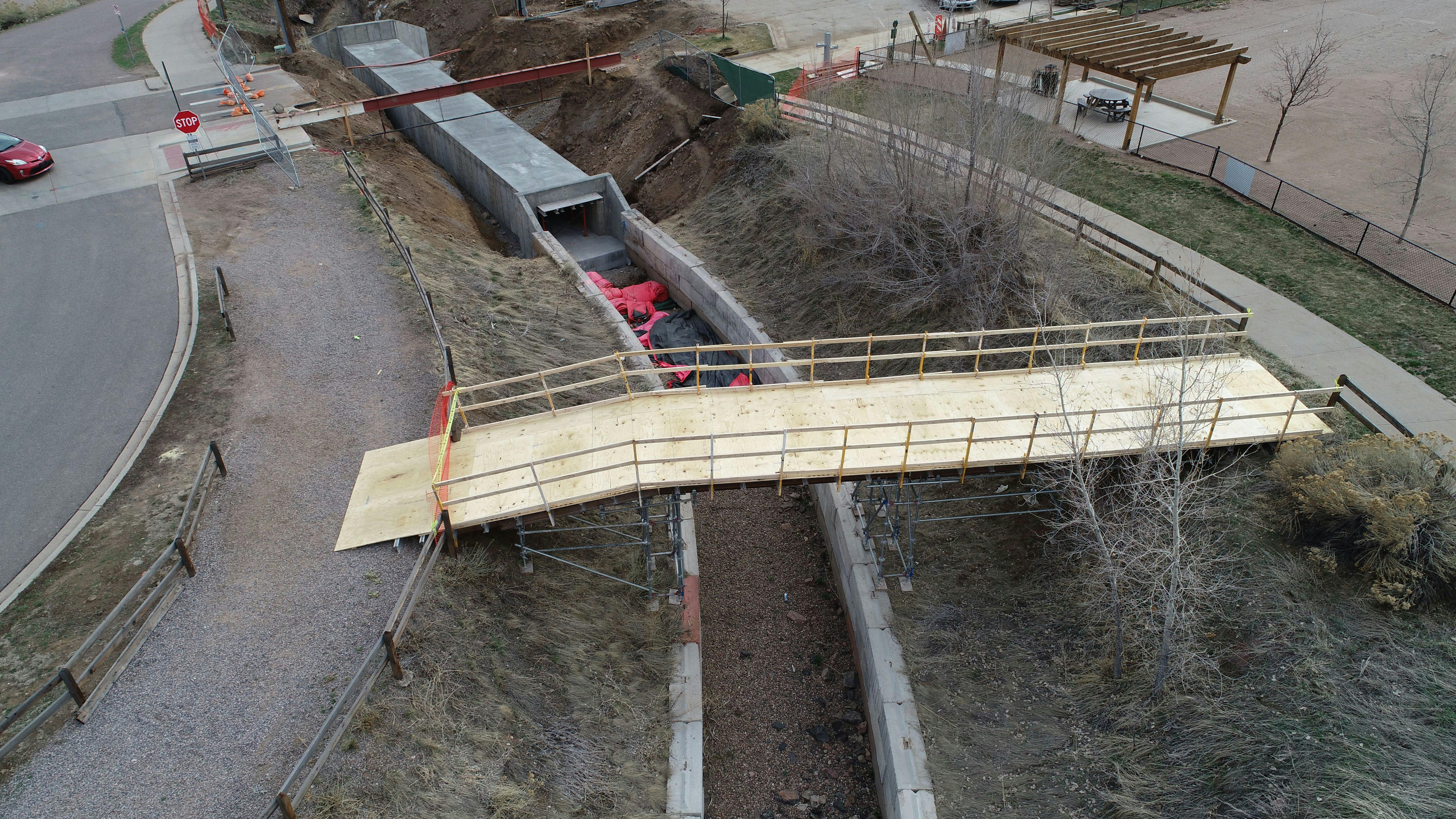 Temporary 8th Street Bridge