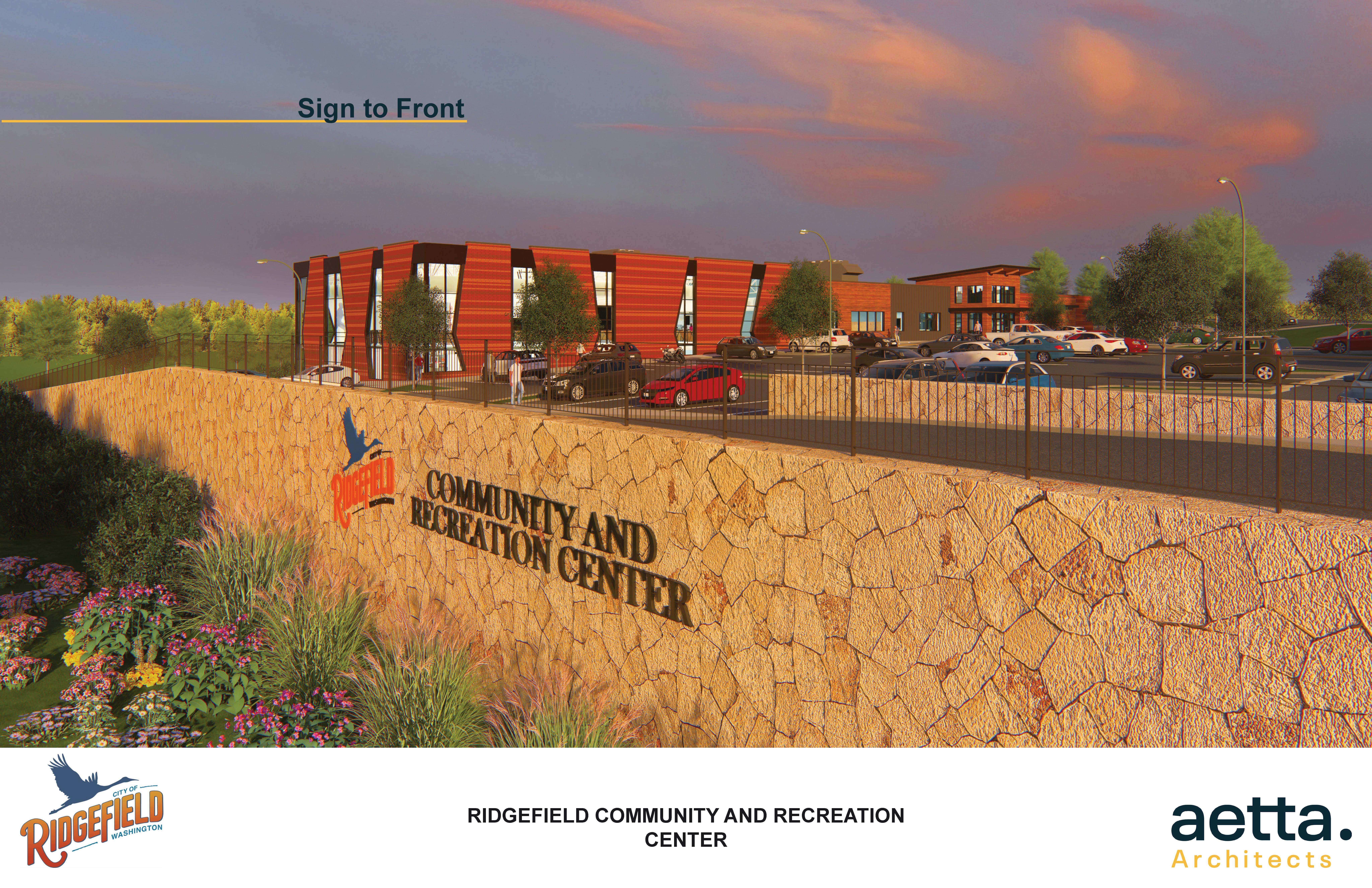 Sign to Front Design Rendering