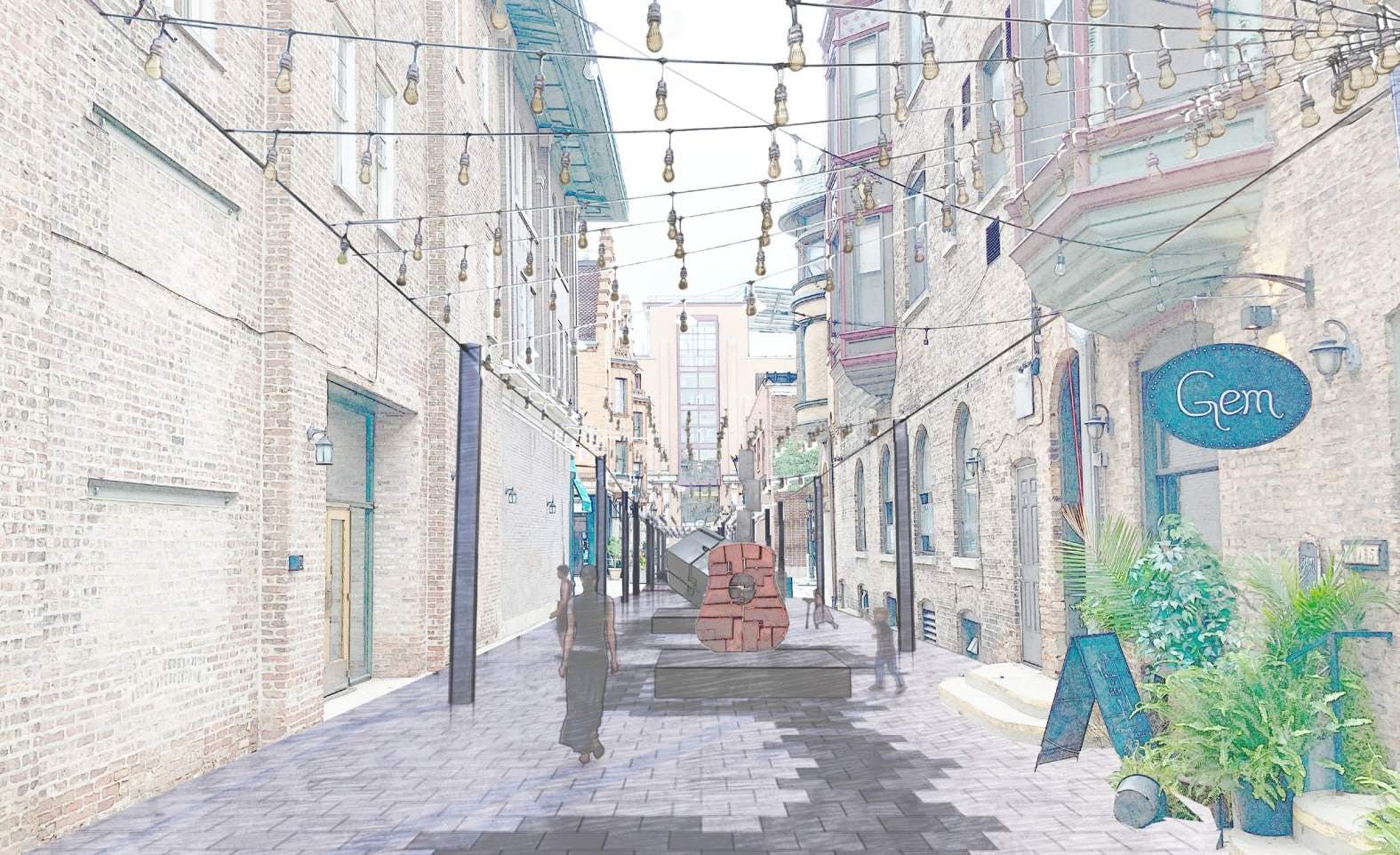 Proposed streetscape