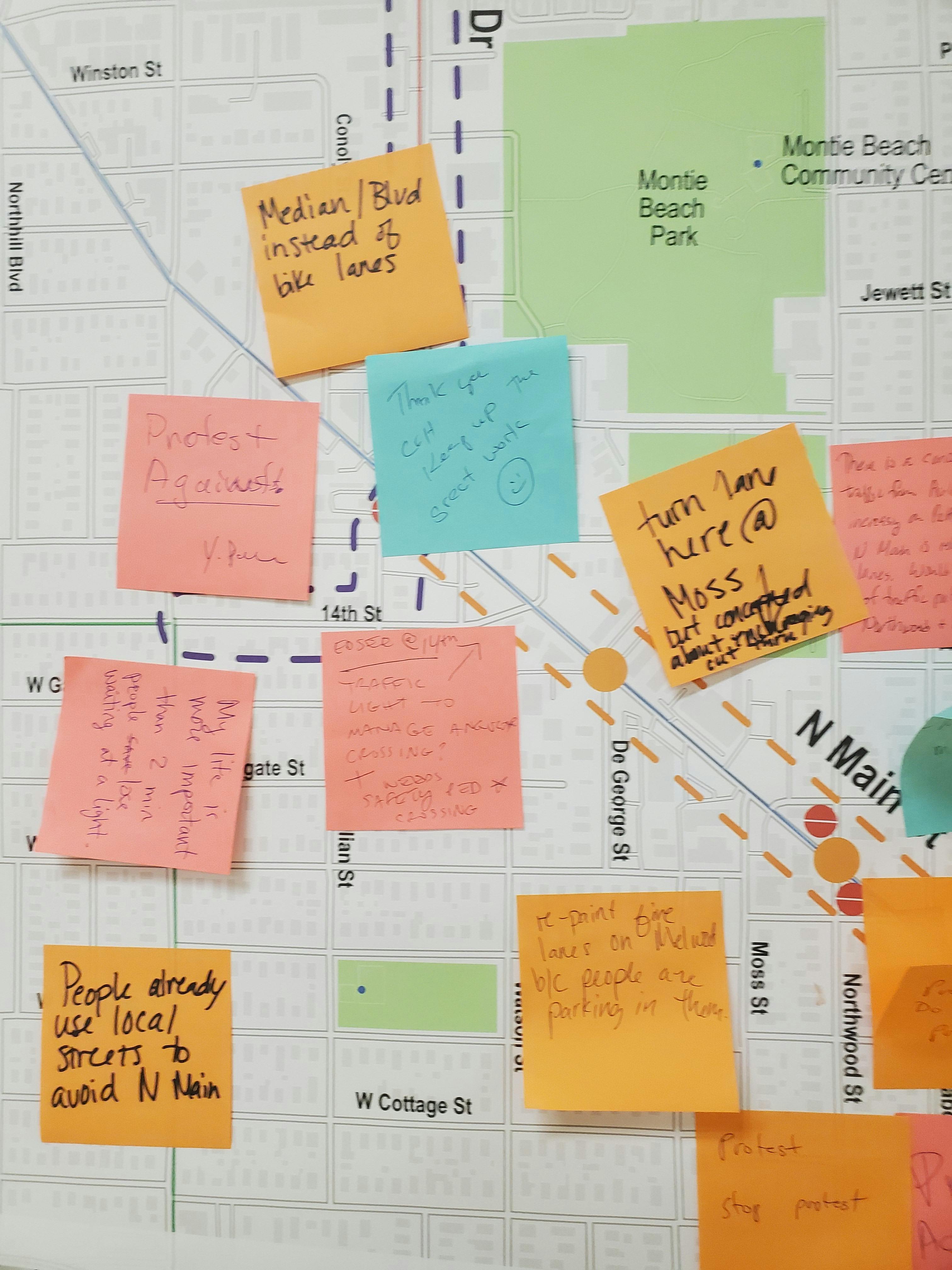 Comments on Proposed Intersection and Crossing Improvements Phase 2 Posterboard