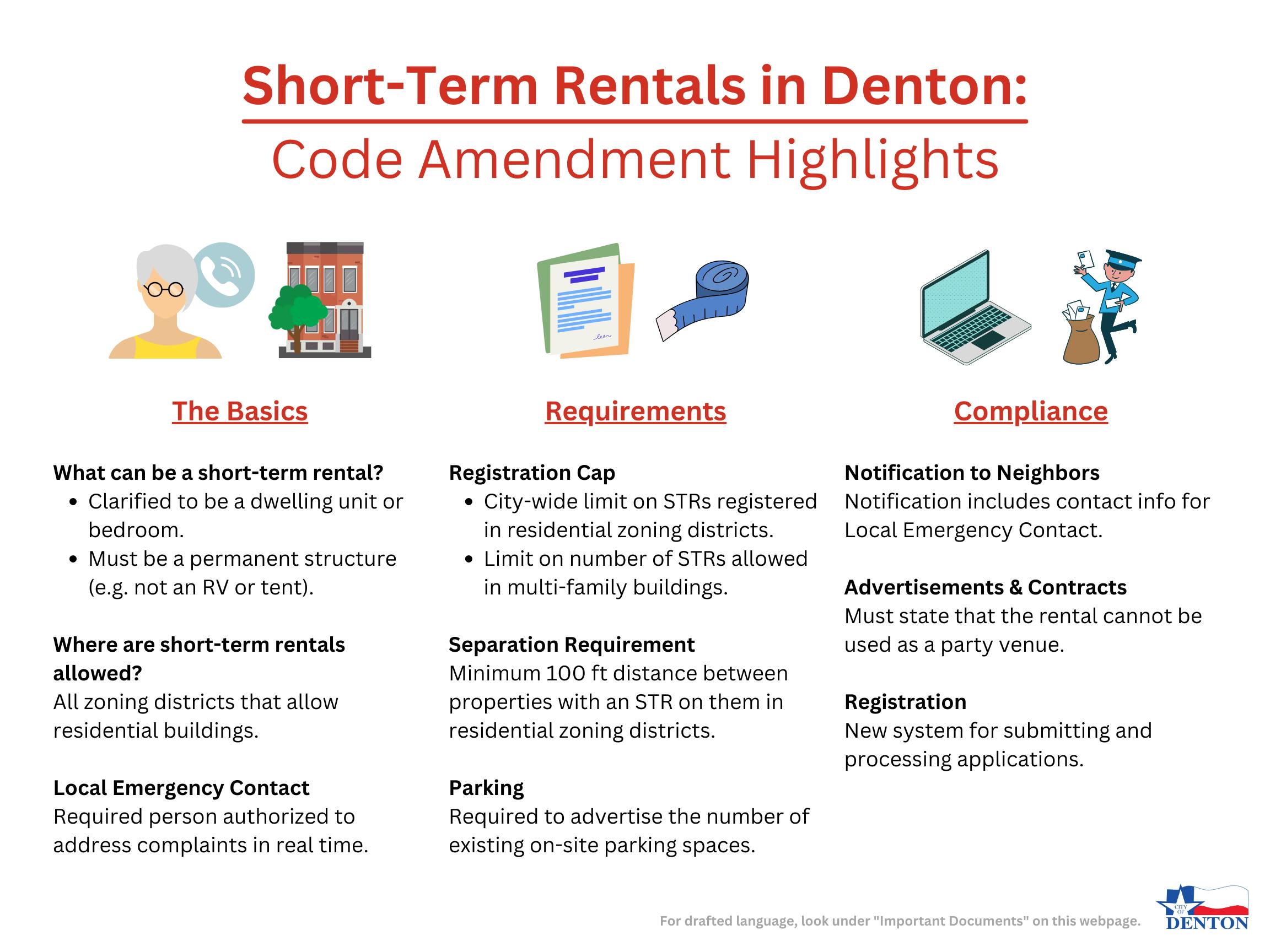 STR Code Amendment Highlights