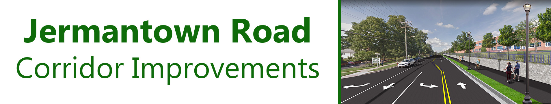 Jermantown Road Corridor Improvements rendering