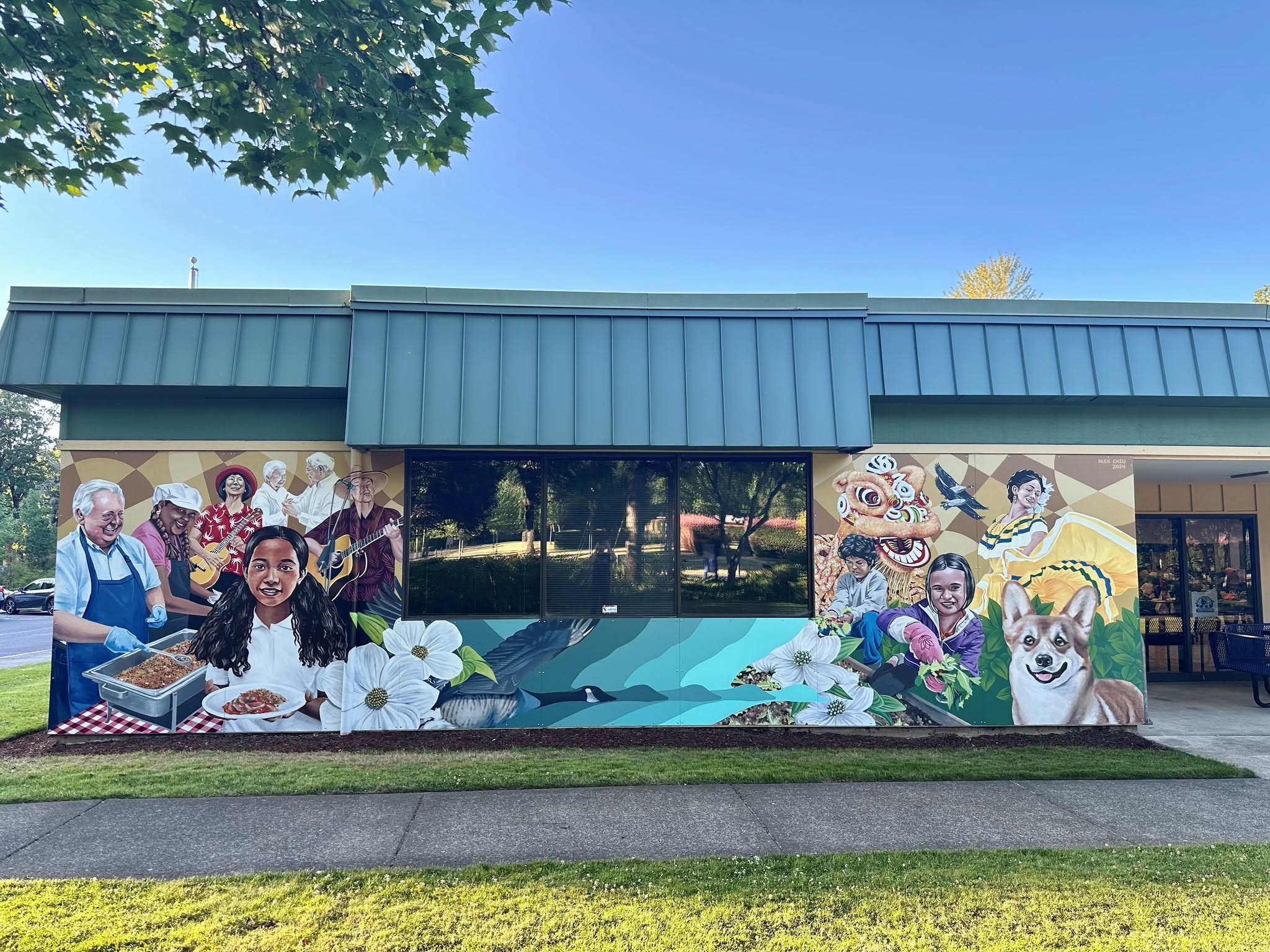 Image of mural at Milwaukie Community Center