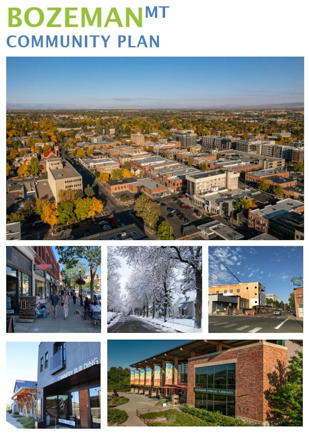 Bozeman Community Plan Technical Update Cover Image