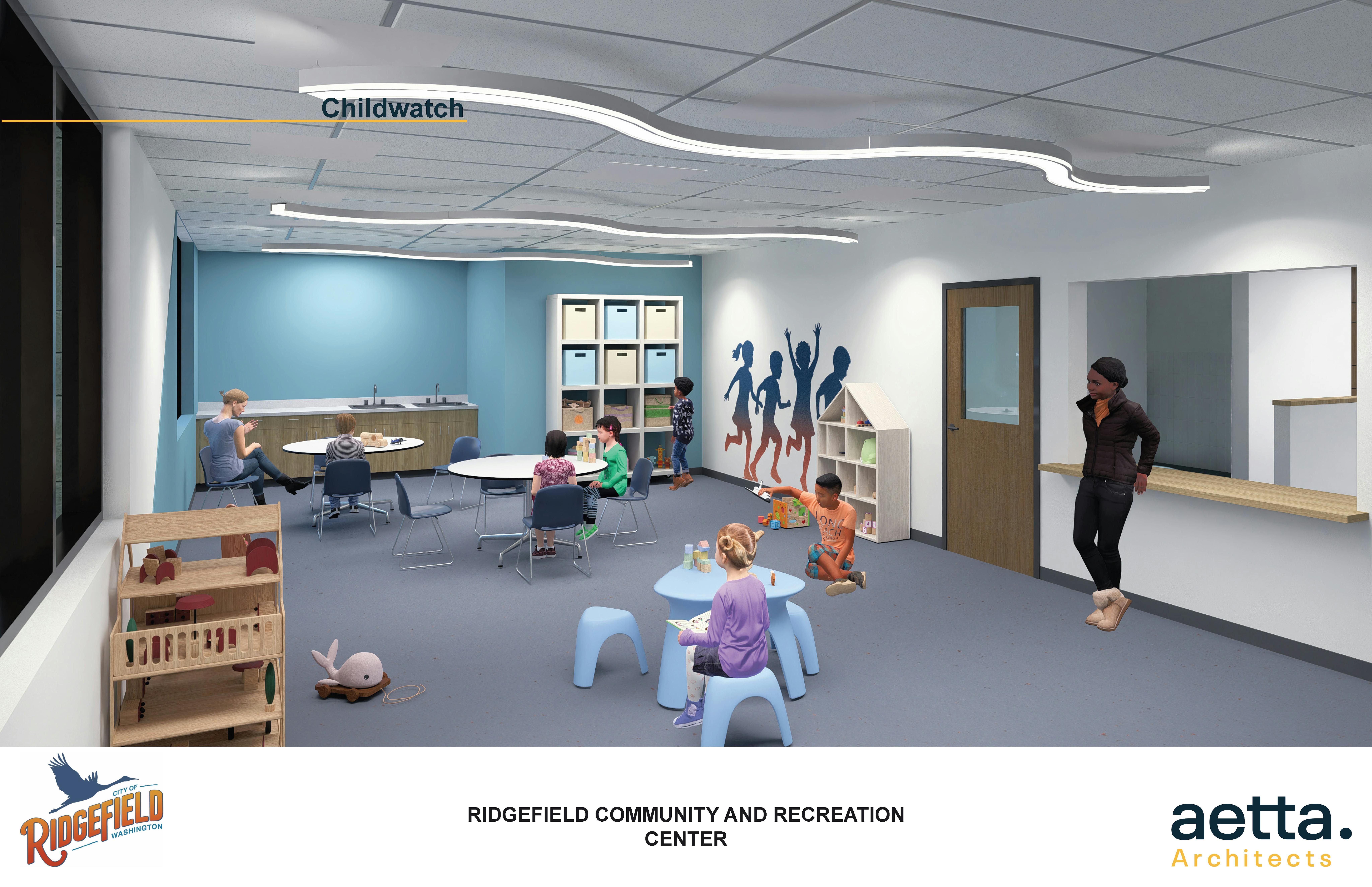 Child Care Area Design Rendering