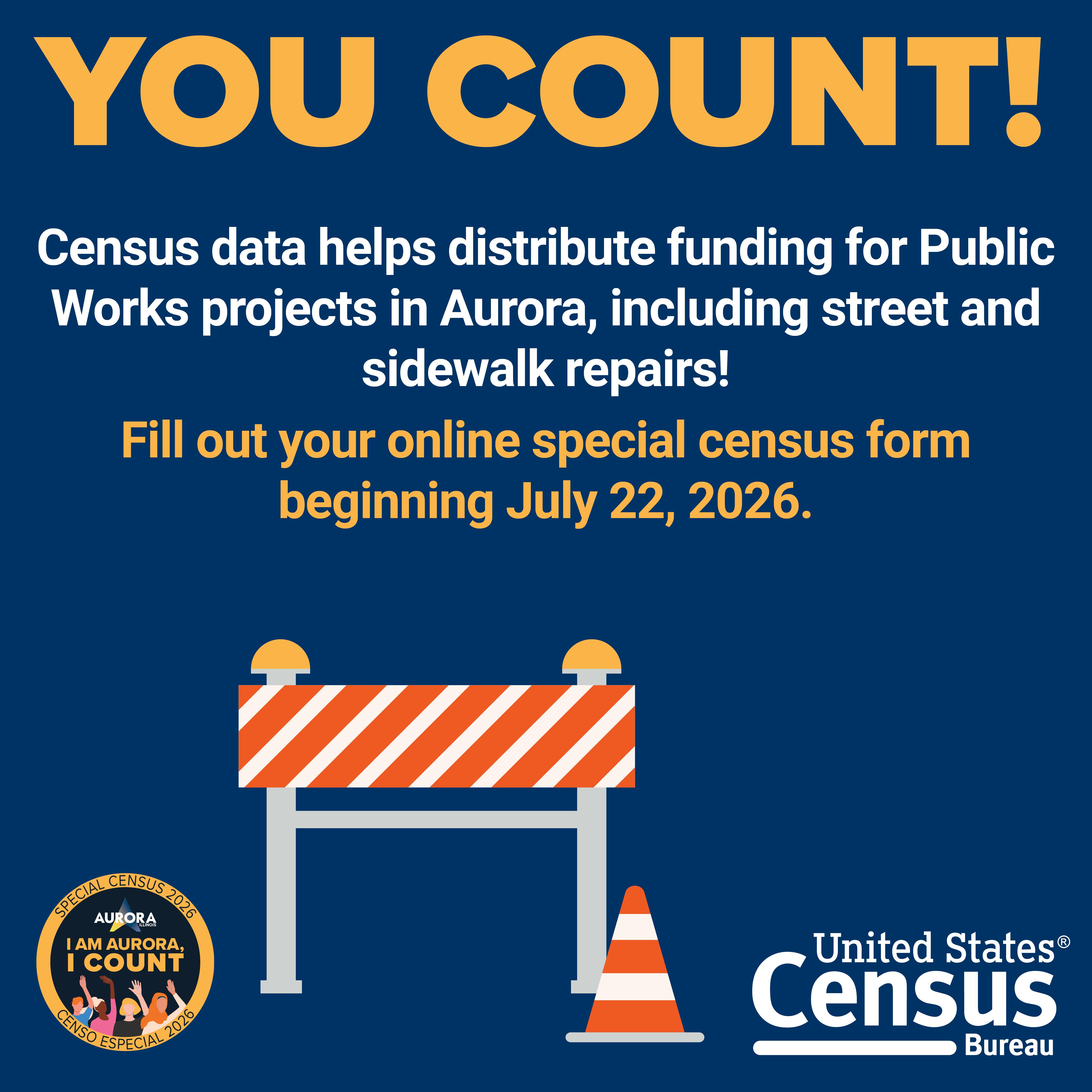 Aurora's Special Census Funds Key Public Works Projects