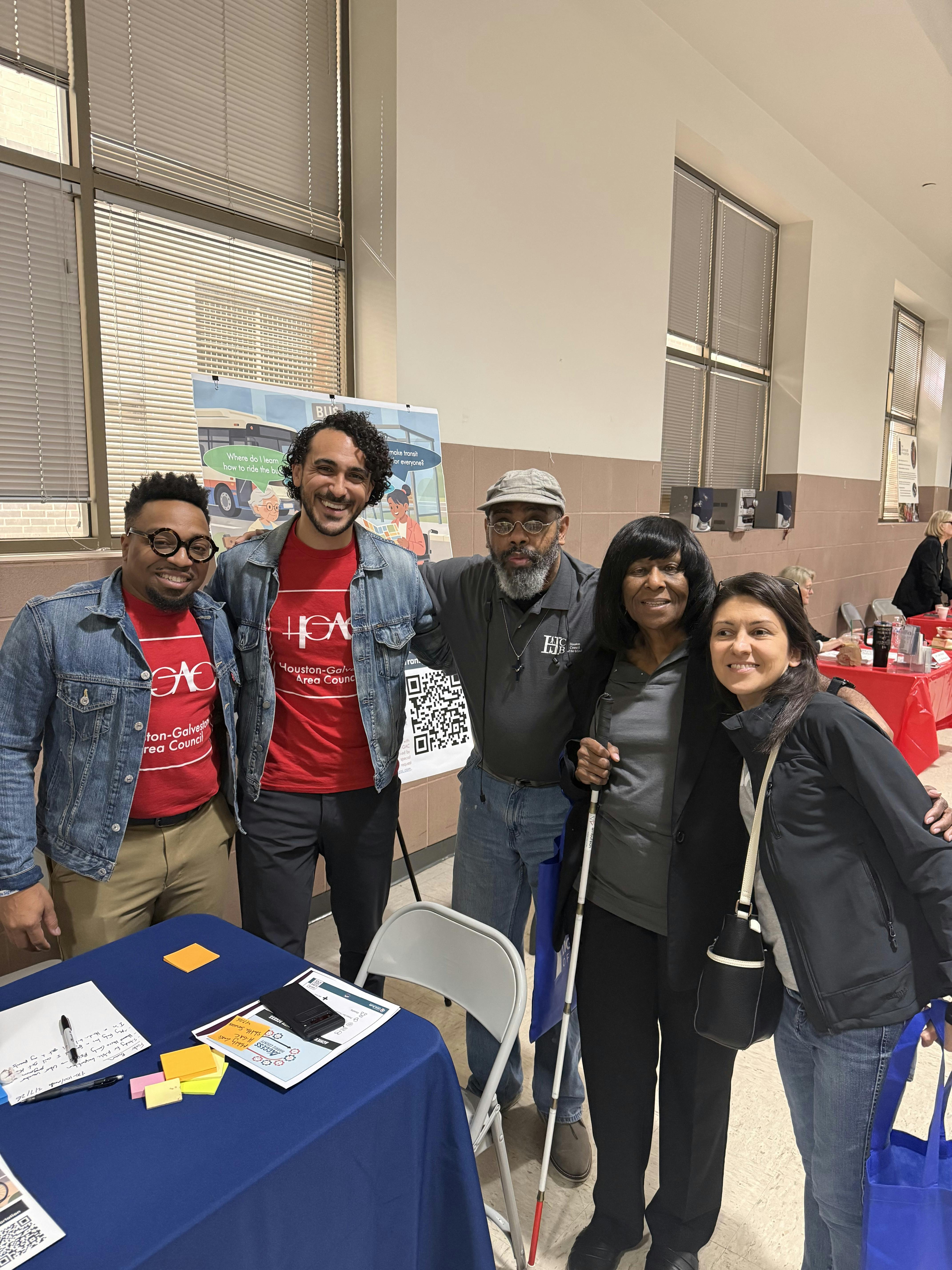 Program attendees at the Lighthouse of Houston Spring Health Fair
