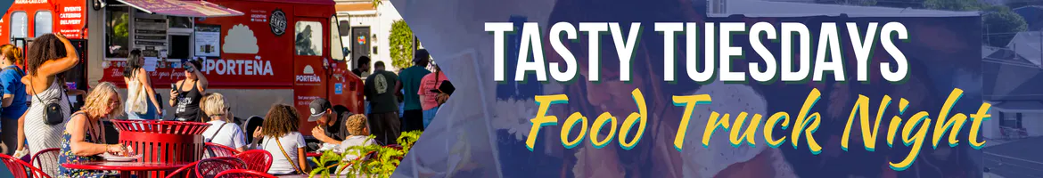 Tasty Tuesdays Food Truck Night  with Food Truck Plaza and Mural
