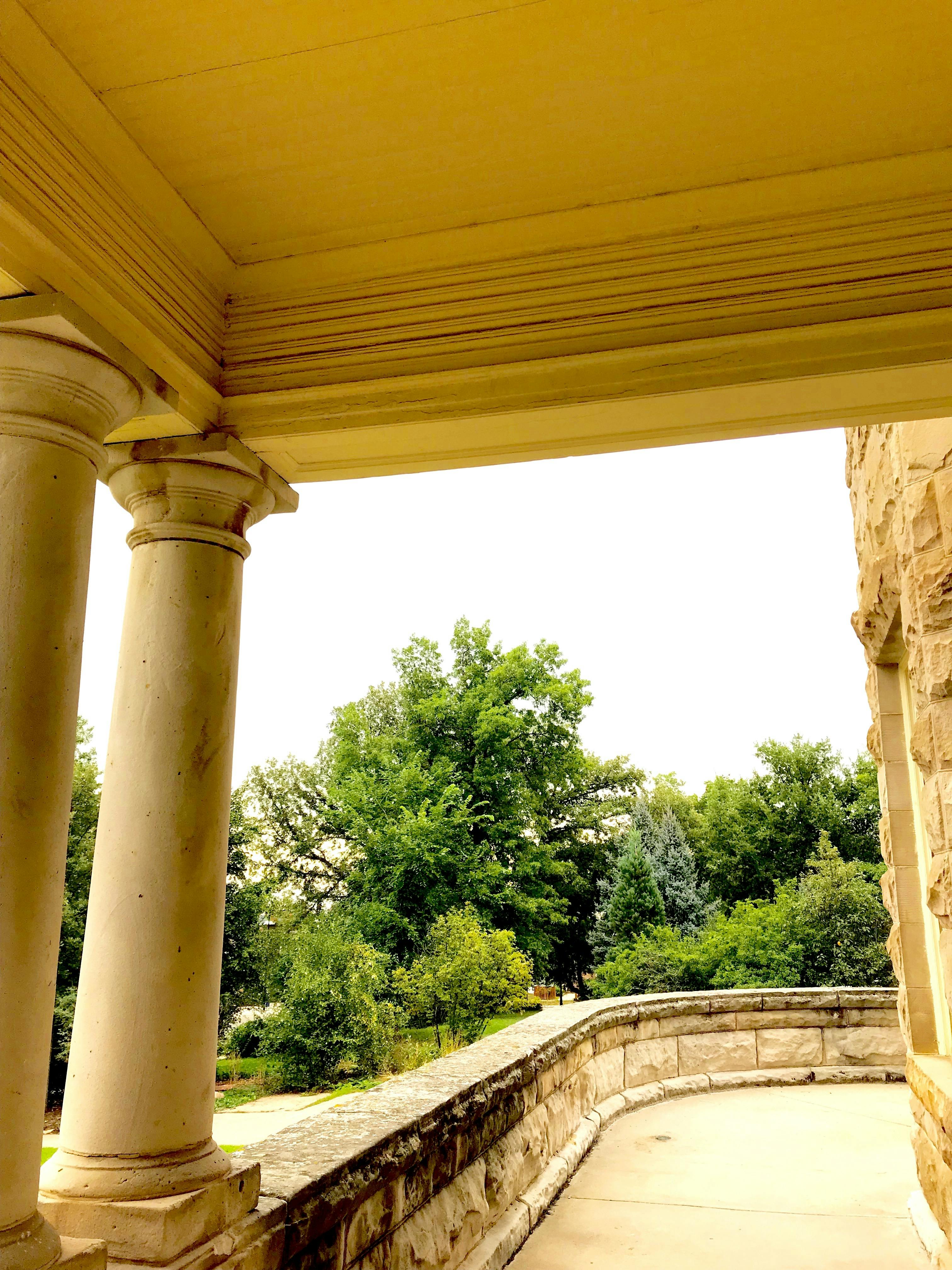 Covered Porch With Doric Columns
