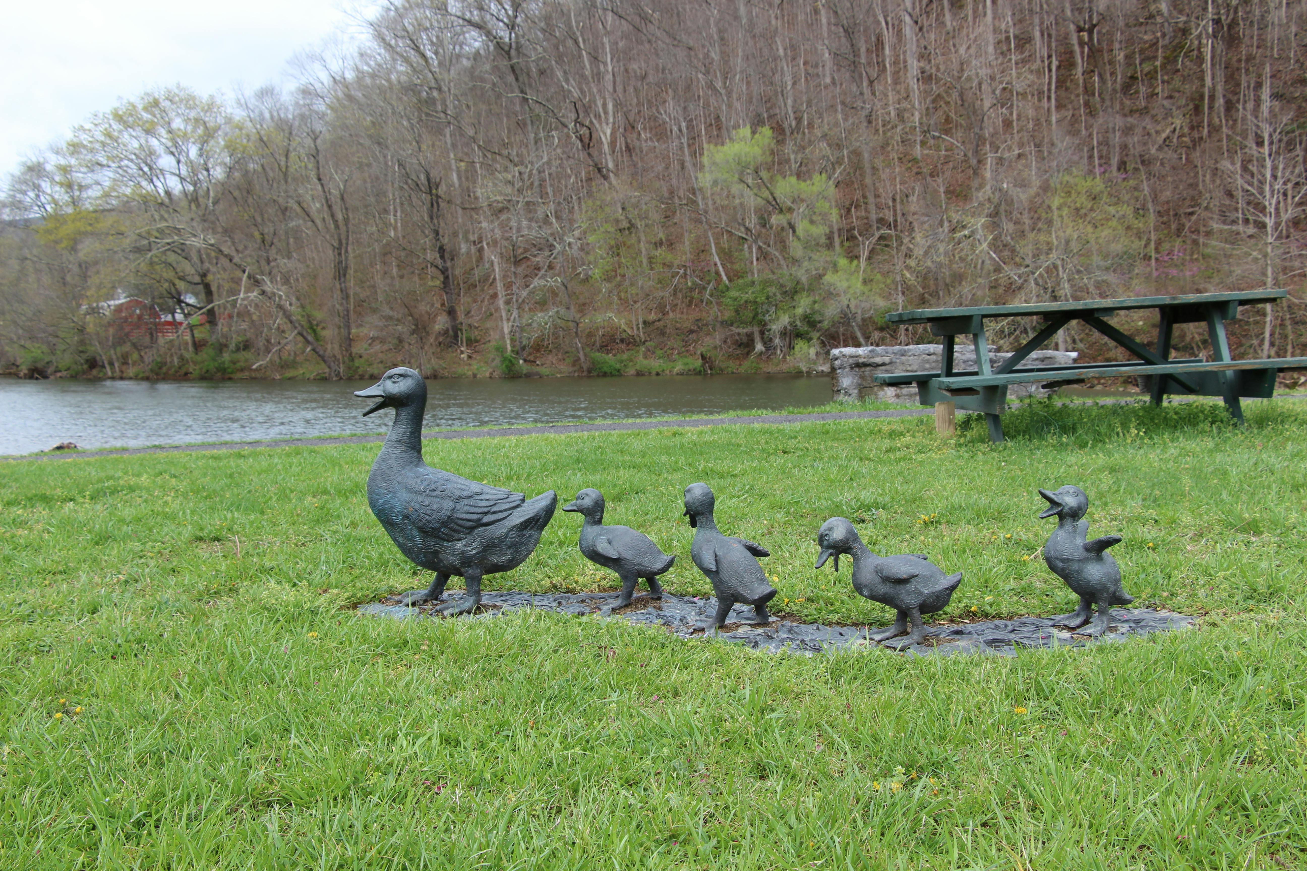 Duck Pond Statues