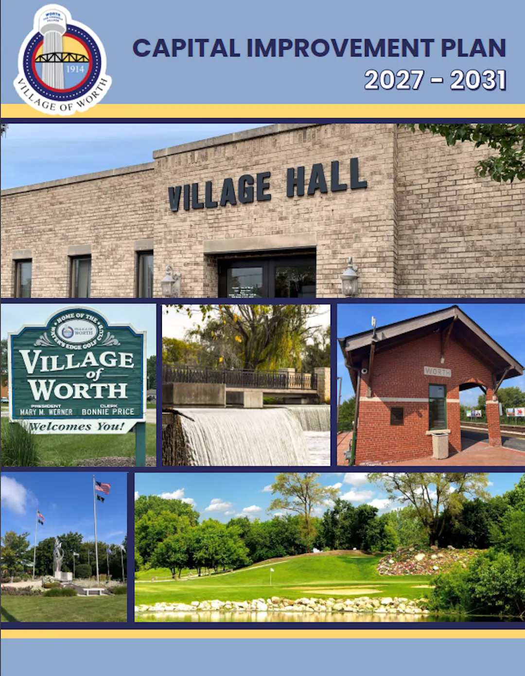 A picture of village hall