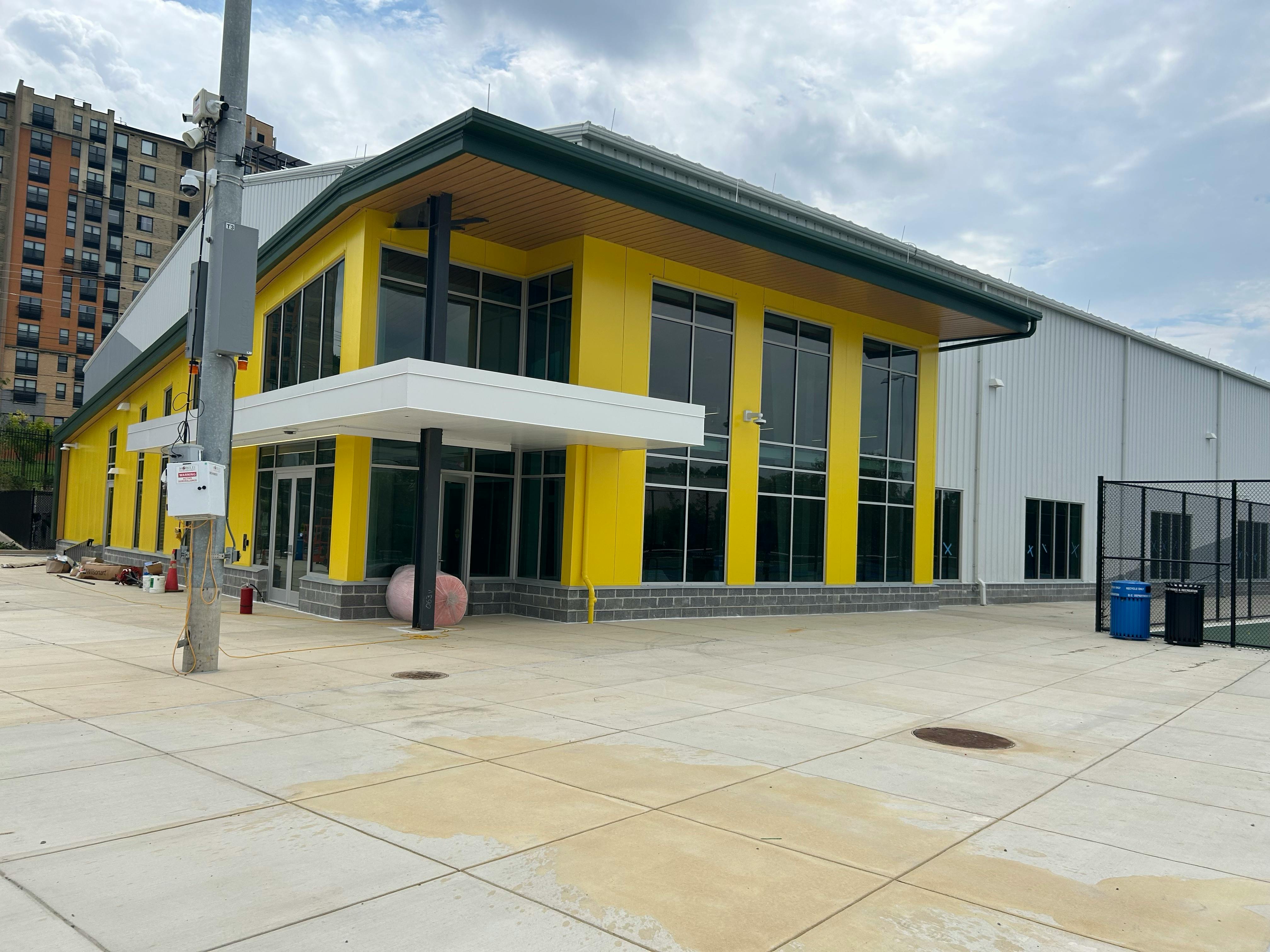Building Facade Painted
