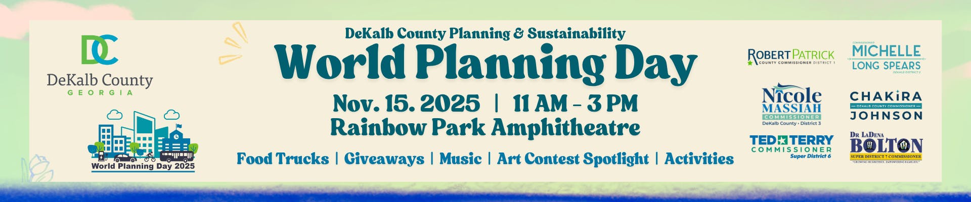 World Planning Day Save the Date Banner