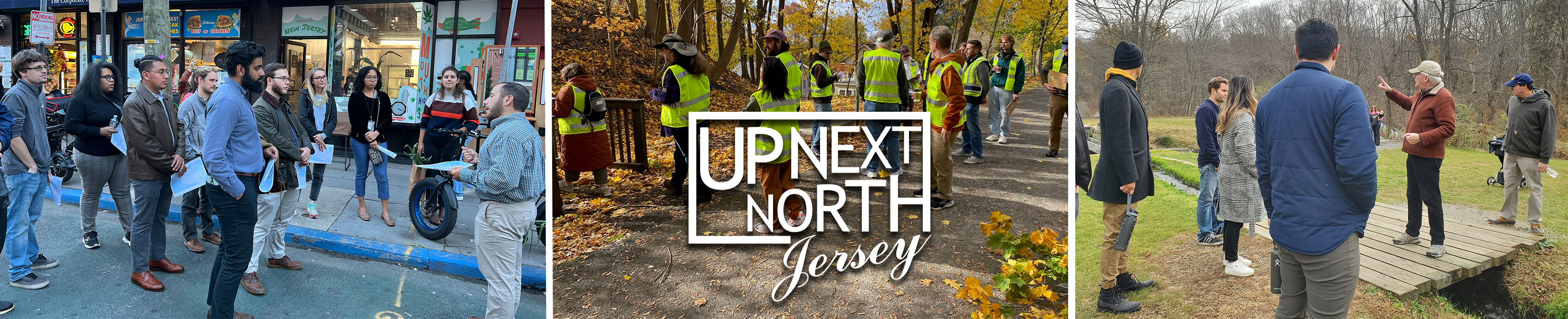 Members of UpNext North Jersey visit various locations, including Jersey City, High Bridge and Waterloo Village.