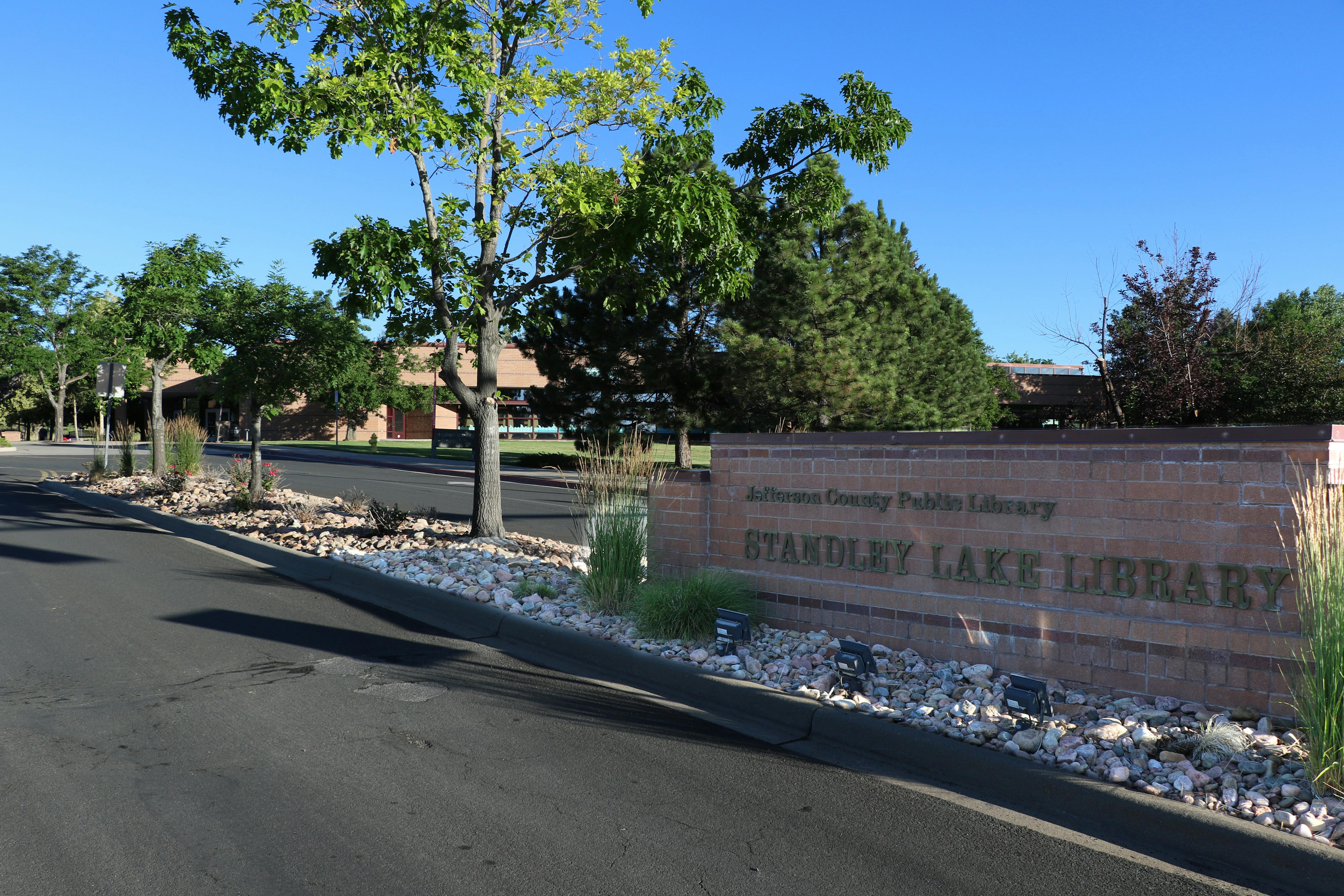 Standley Lake Library Entrance Sign