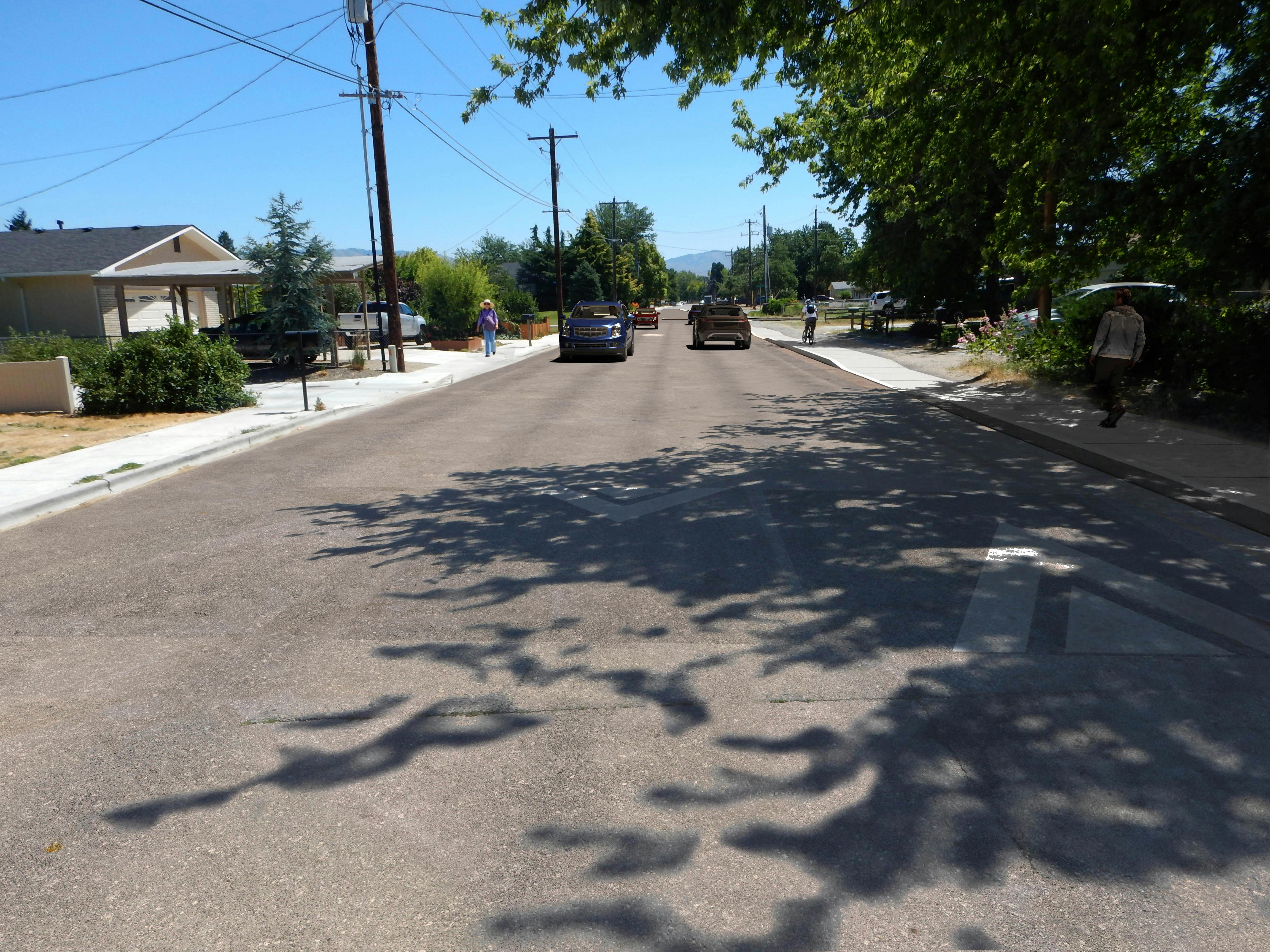 Sidewalks and Speed Hump.jpg