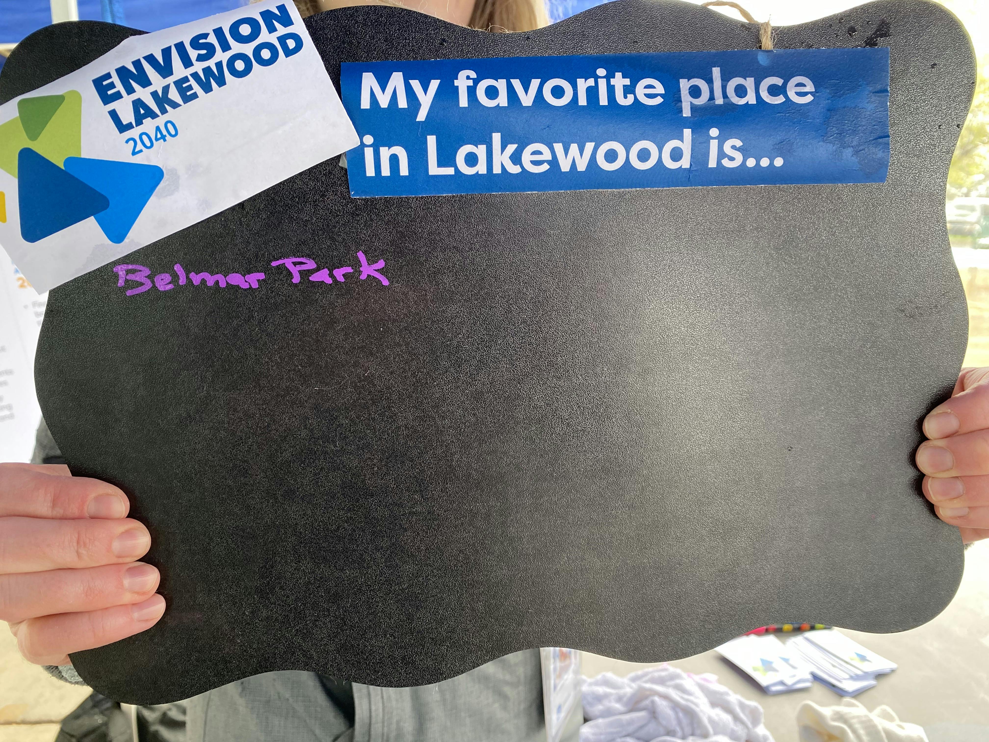 My favorite place in Lakewood is... "Belmar Park"