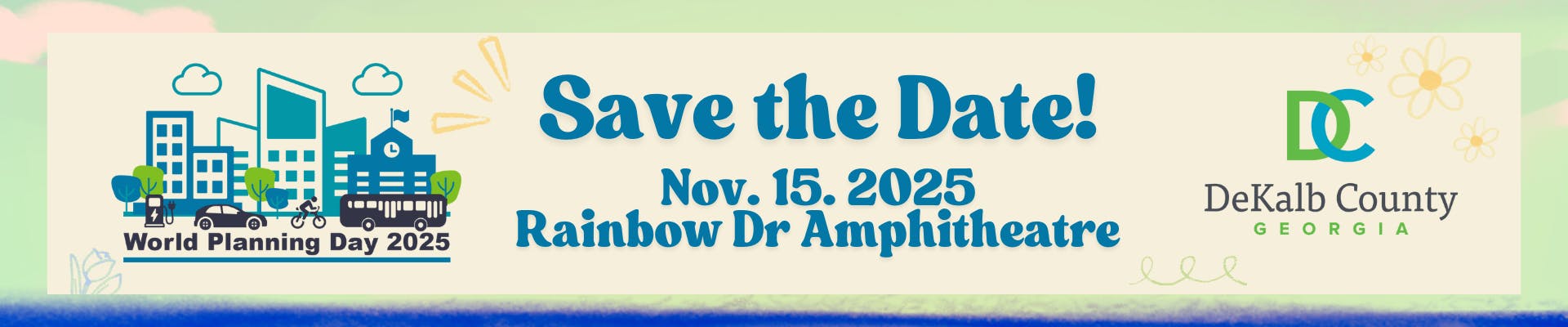 World Planning Day Save the Date Banner