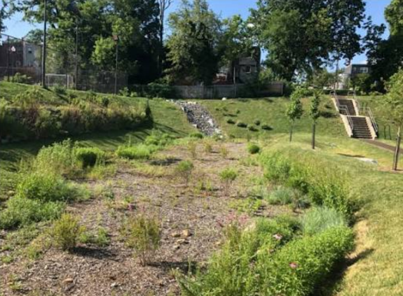 Upland Storm Water  Management - Construct green infrastructure upstream of lagoon 