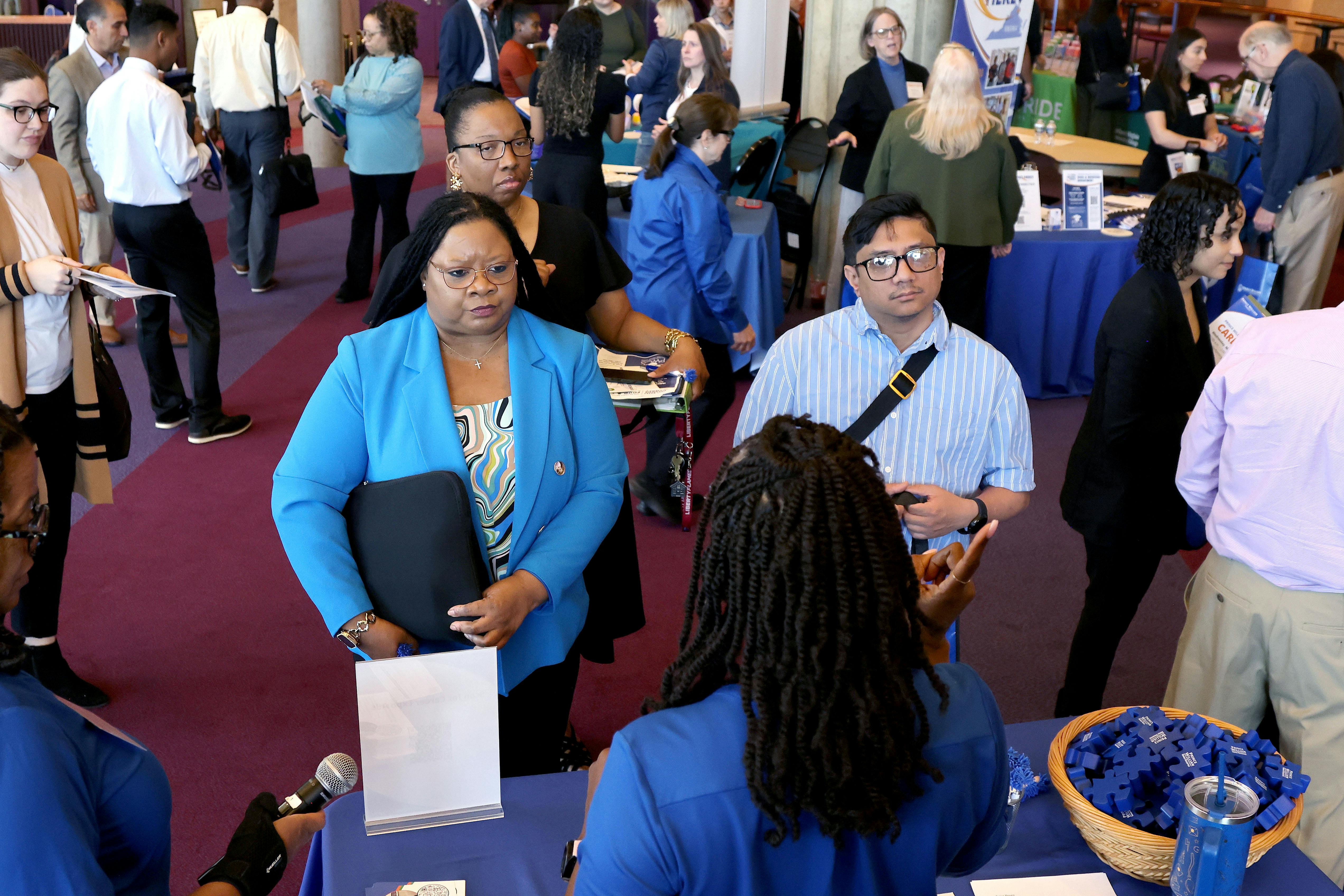 Attendees at the Spring 2026 Career Expo