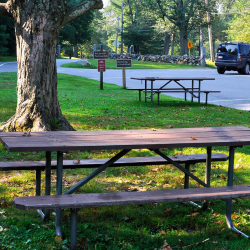 picnic tables