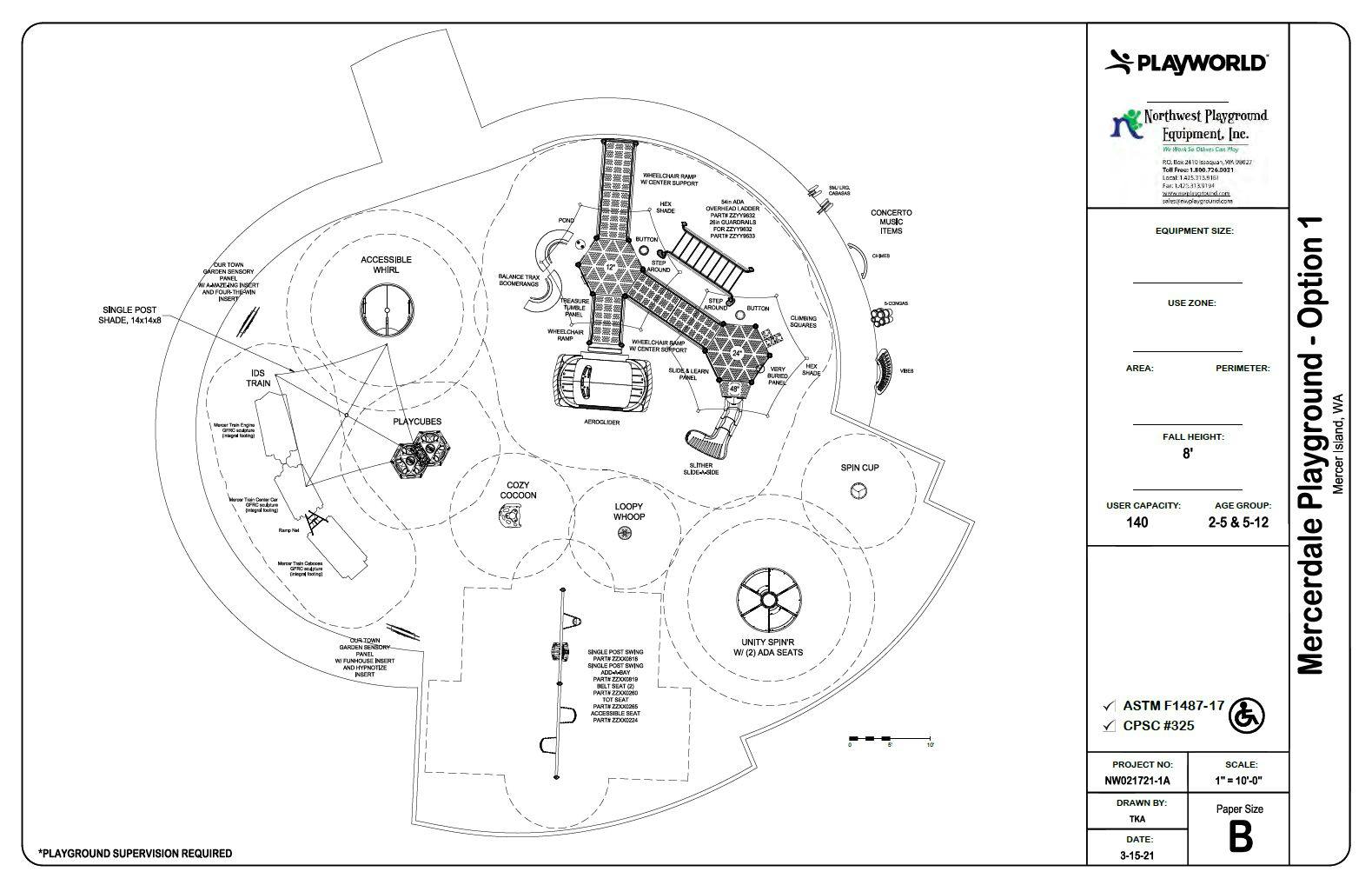Proposed Playground Replacement - Blueprint