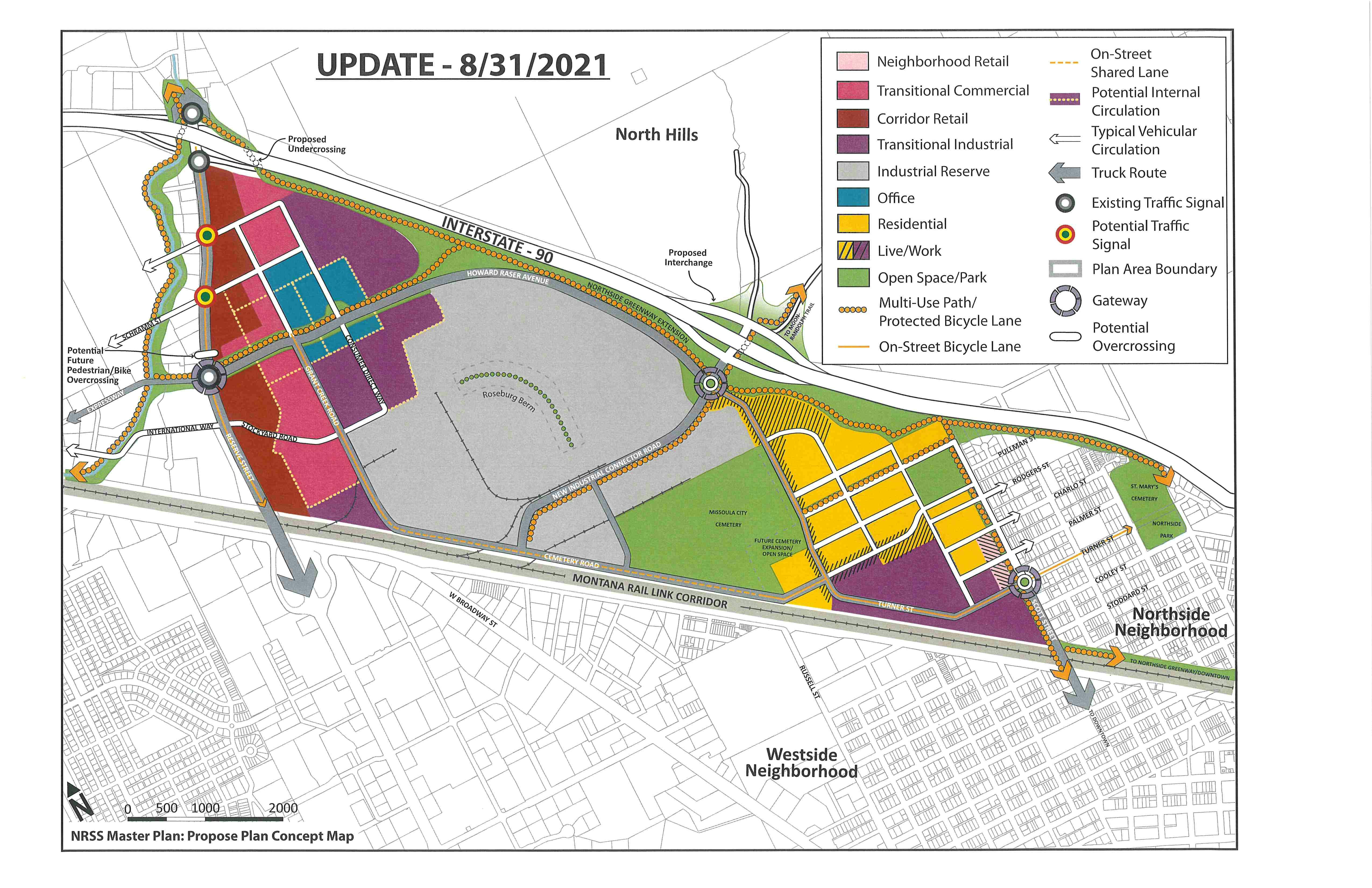 North Reserve-Scott Street Master Plan Image