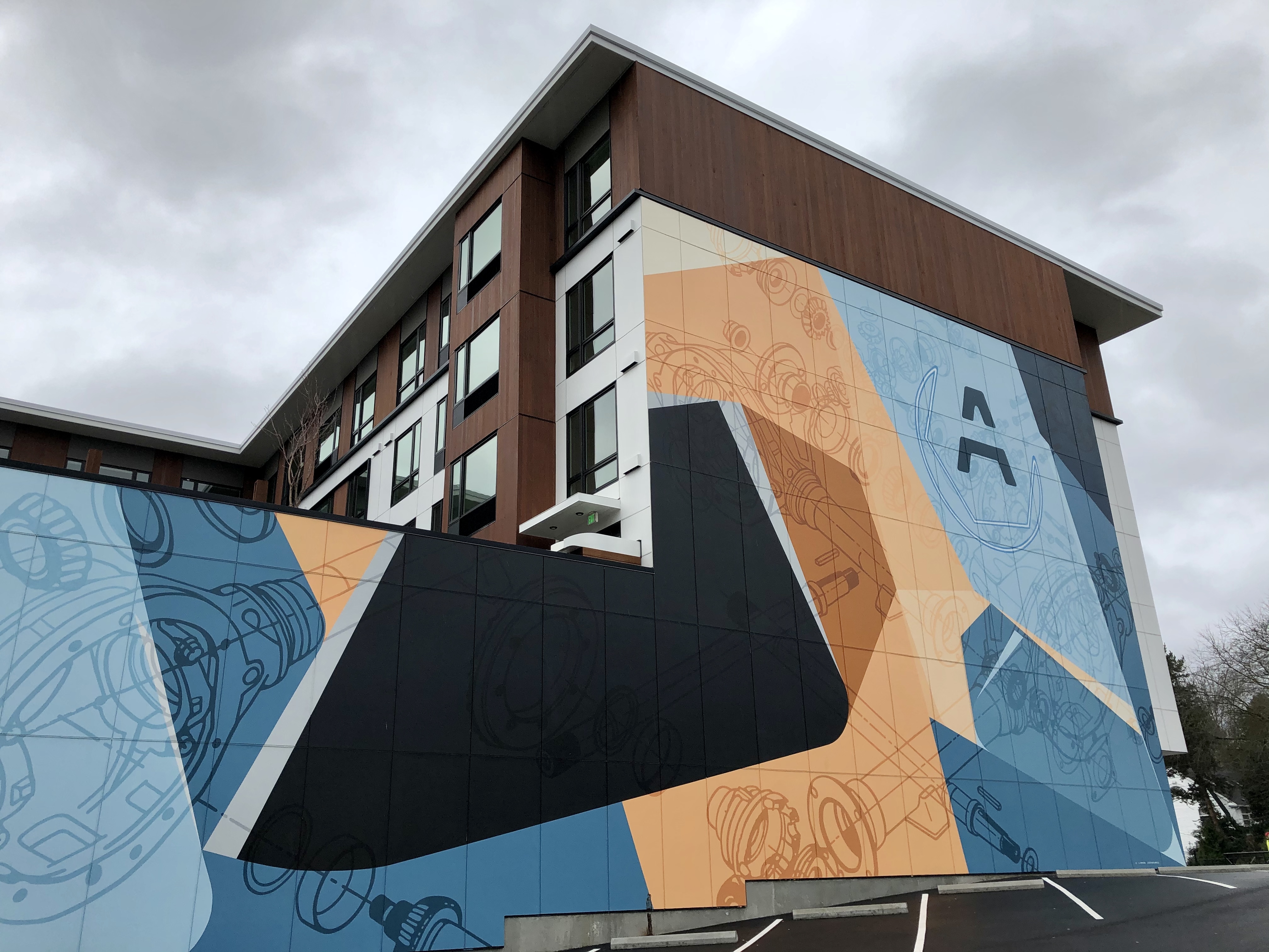 Image of Mural called Homage to Bernard's Garage